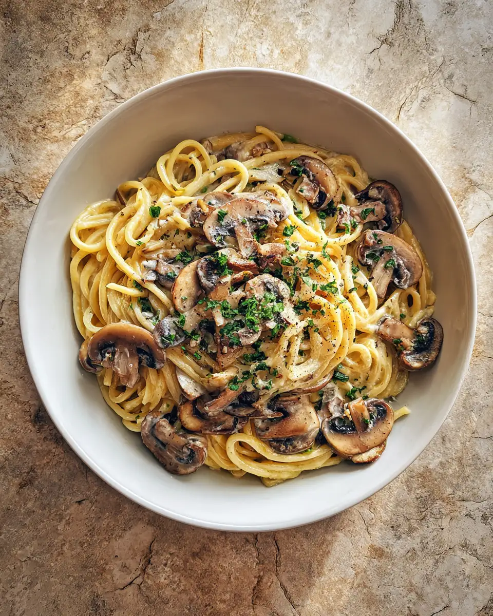 Final dish - Creamy Mushroom Pasta Recipe That Will Steal the Show