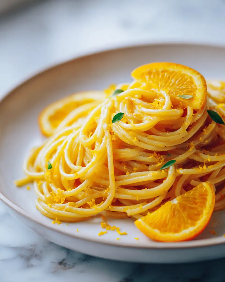 Citrus Twist Delight Pasta Recipe with Fresh Orange Flavor - Featured Image