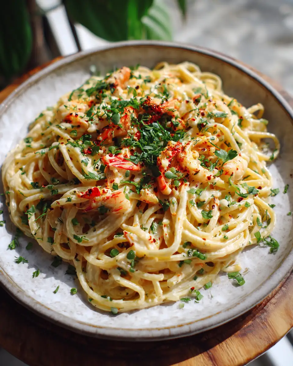 Final dish - Zesty Pasta Recipe with Creamy Orange Sauce for a Flavorful Twist