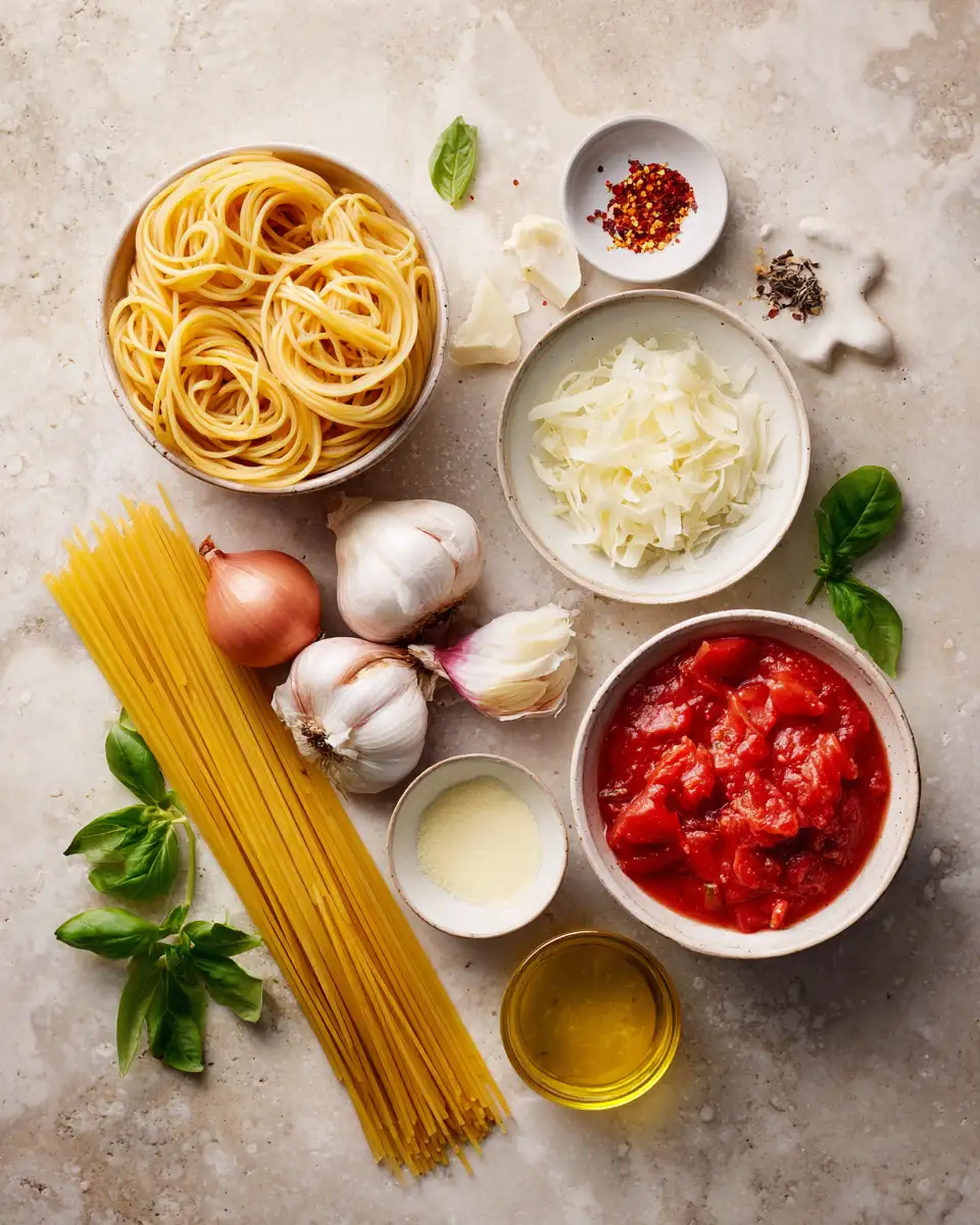 Ingredients for Discover the Ultimate Pasta Recipe Restaurants Swear By