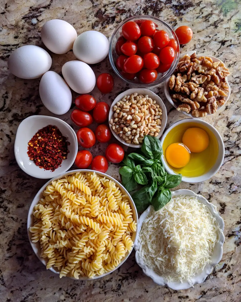 Ingredients for The Ultimate Pasta Recipe Rotini Everyone Will Love