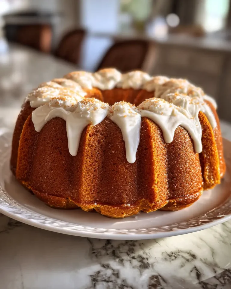 Irresistible Pumpkin Cream Cheese Bundt Cake Recipe You Need to Try - Featured Image