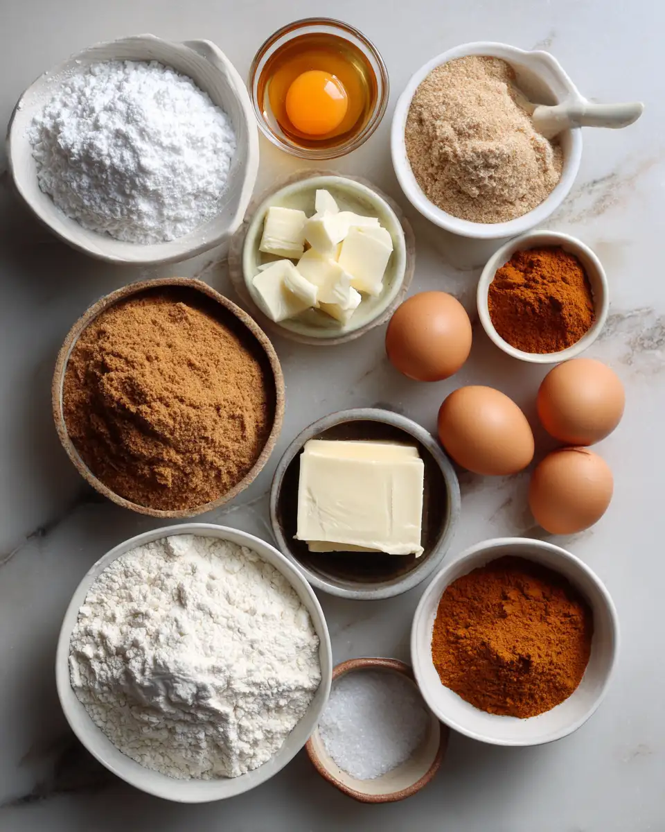 Ingredients for Irresistible Pumpkin Spice Snickerdoodle Blondies You Have to Try