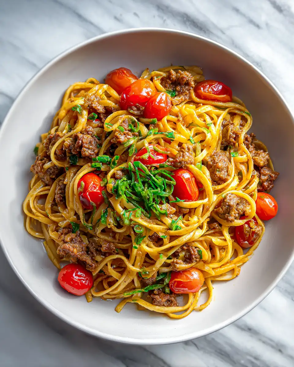 Effortless Flavor Boost with This Quick Beef Pasta Recipe 6 Final dish - Effortless Flavor Boost with This Quick Beef Pasta Recipe