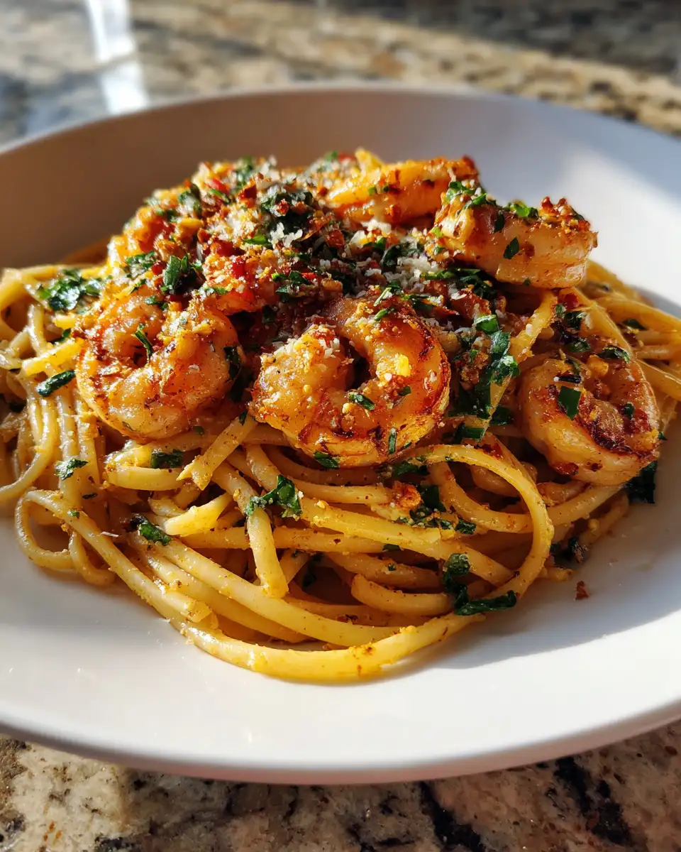 5-Ingredient Quick Shrimp Pasta Recipe for Busy Weeknights 6 Final dish - 5-Ingredient Quick Shrimp Pasta Recipe for Busy Weeknights
