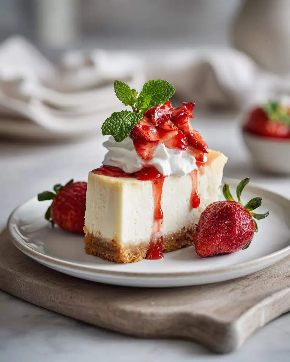 Decadent Recipe for Strawberry Shortcake Cheesecake You Have to Try - Featured Image