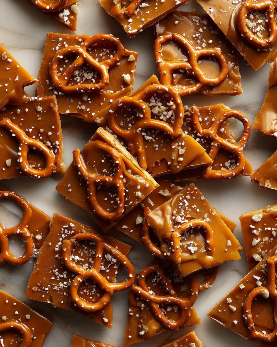 Irresistible Salted Caramel Pretzel Bark You Have to Try - Featured Image