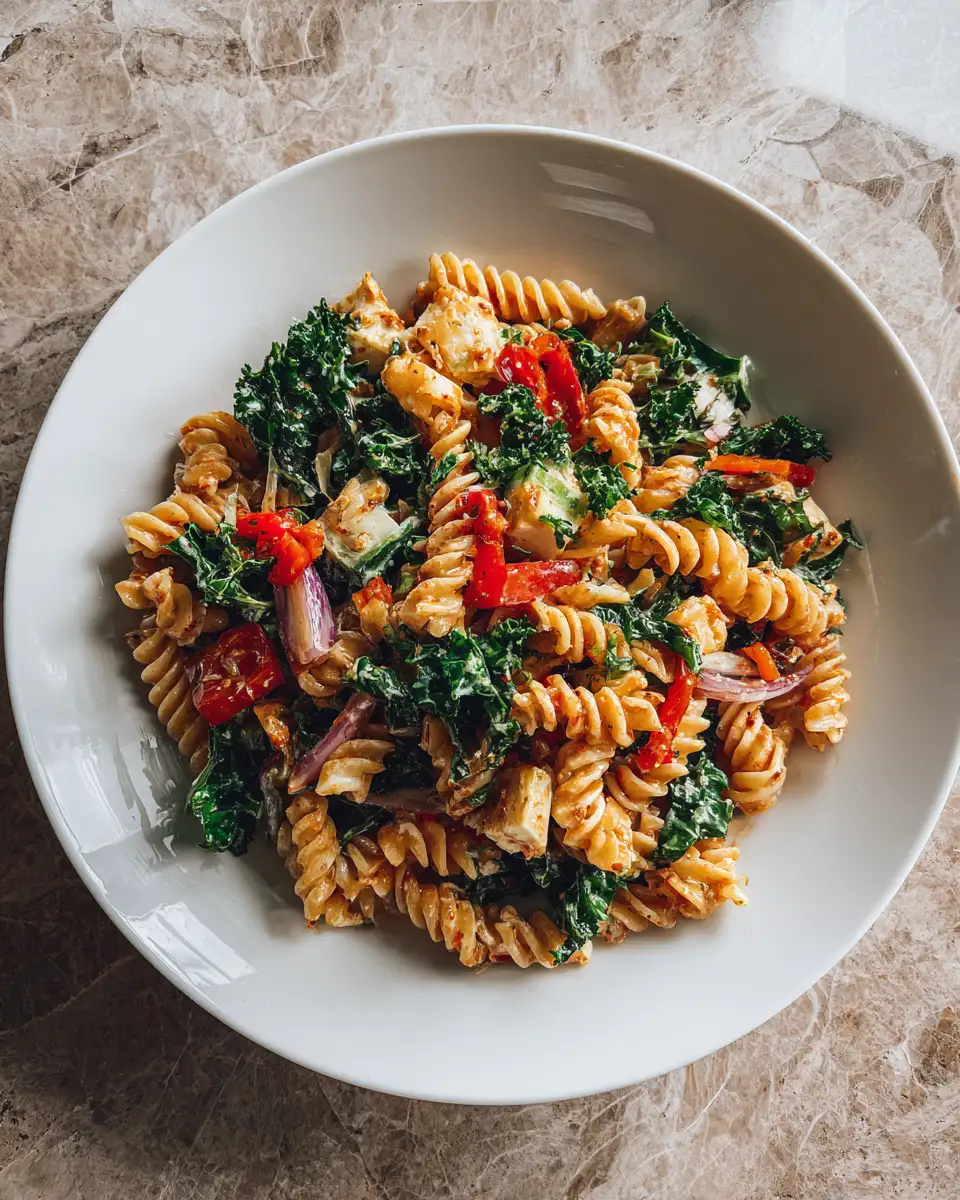 Discover the Ultimate Sam’s Club Kale Pasta Salad Recipe for Fresh Flavor 6 Final dish - Discover the Ultimate Sam’s Club Kale Pasta Salad Recipe for Fresh Flavor