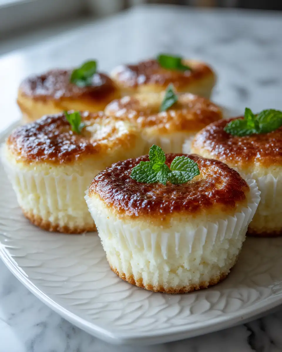 Final dish - Irresistibly Soft and Fluffy Japanese Cotton Cheesecake Cupcakes You Have to Try