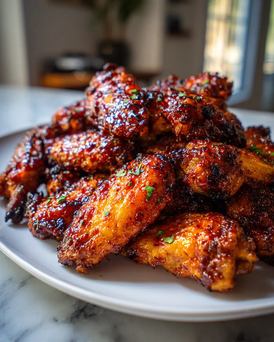 Final dish - Irresistible Sweet & Spicy Brown Sugar Cajun Wings Recipe
