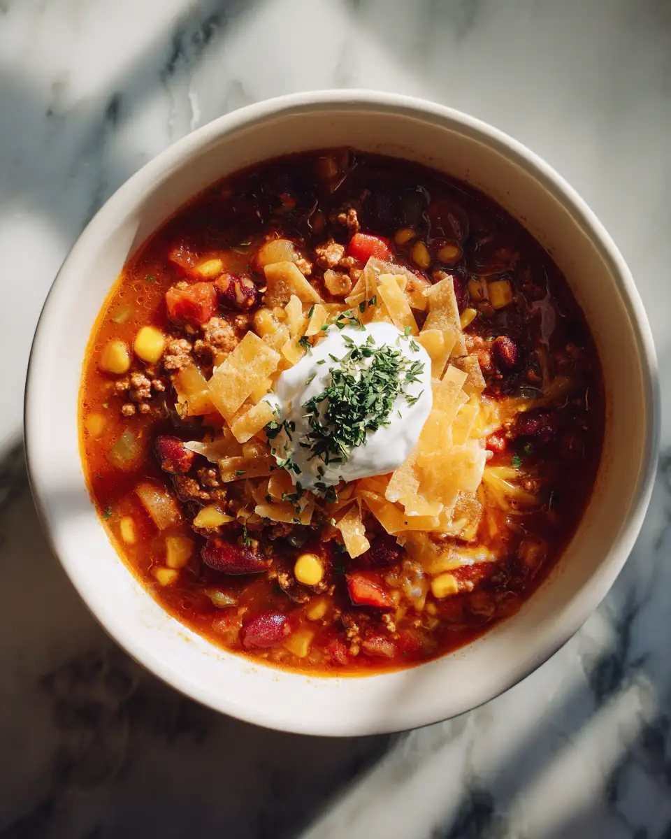 Hearty and Flavorful Taco Soup Recipe to Warm Your Soul - Featured Image