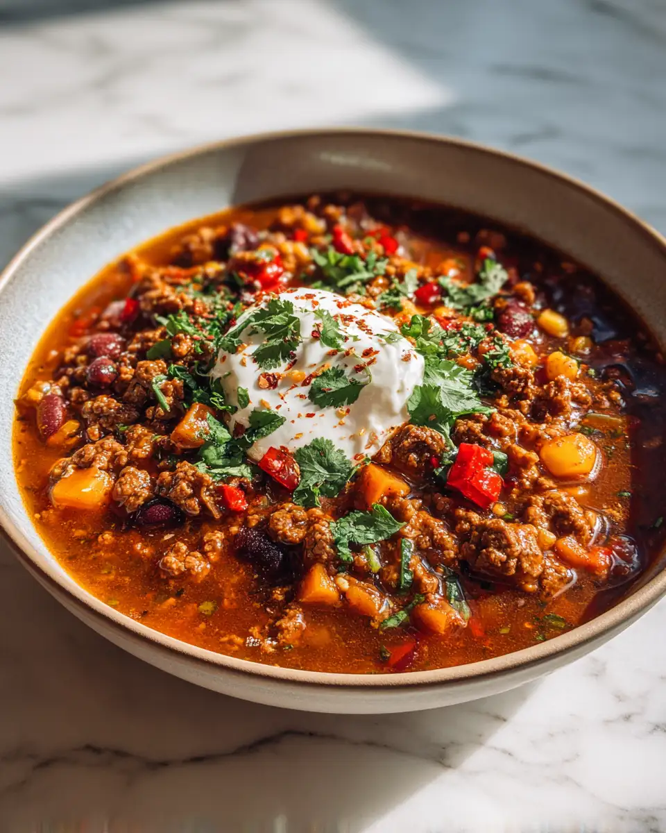 Final dish - Hearty and Flavorful Taco Soup Recipe to Warm Your Soul