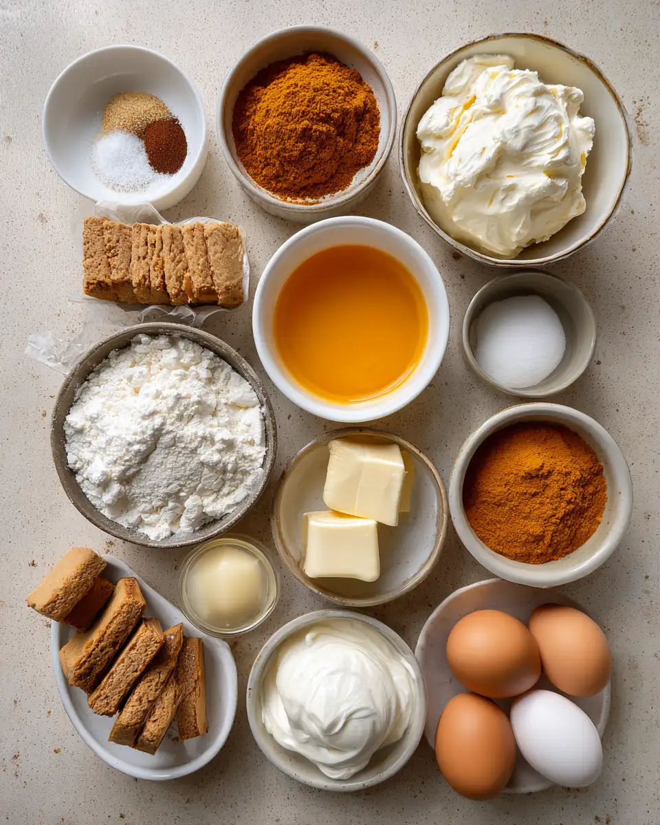 Irresistible Thanksgiving Pumpkin Cheesecake Recipe to Wow Your Guests 1 Ingredients for Irresistible Thanksgiving Pumpkin Cheesecake Recipe to Wow Your Guests