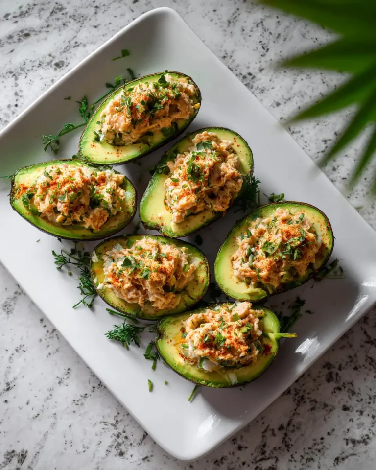 Tuna Stuffed Avocados A Deliciously Healthy Twist on a Classic Snack - Featured Image