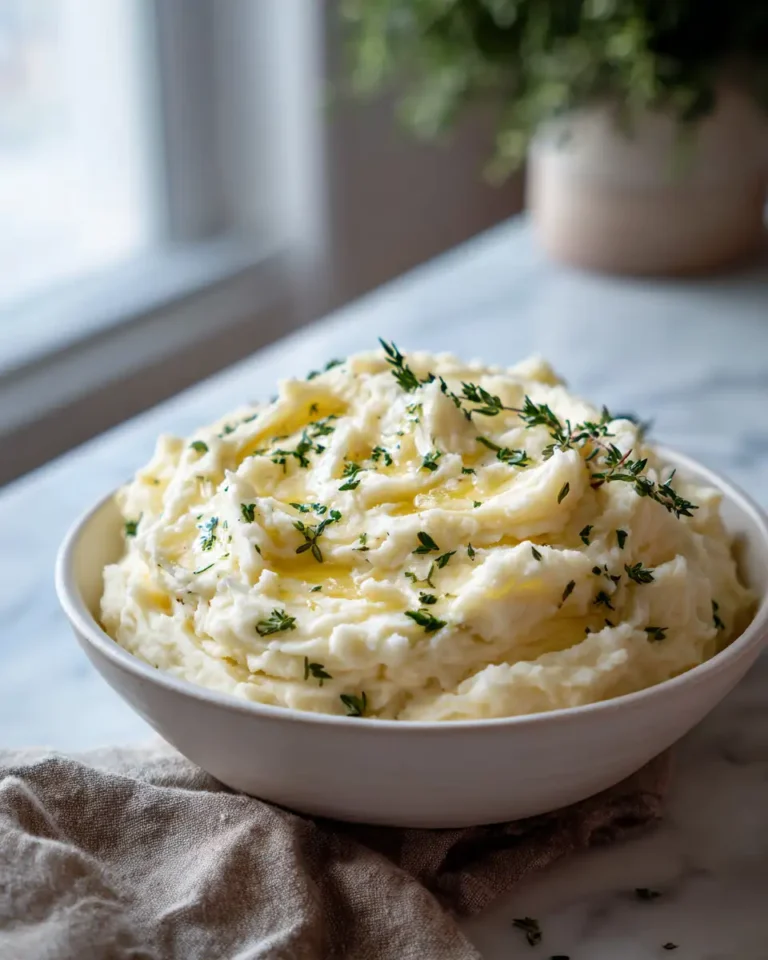 Creamy Dreamy Whipped Garlic Mashed Potatoes Everyone Will Love - Featured Image