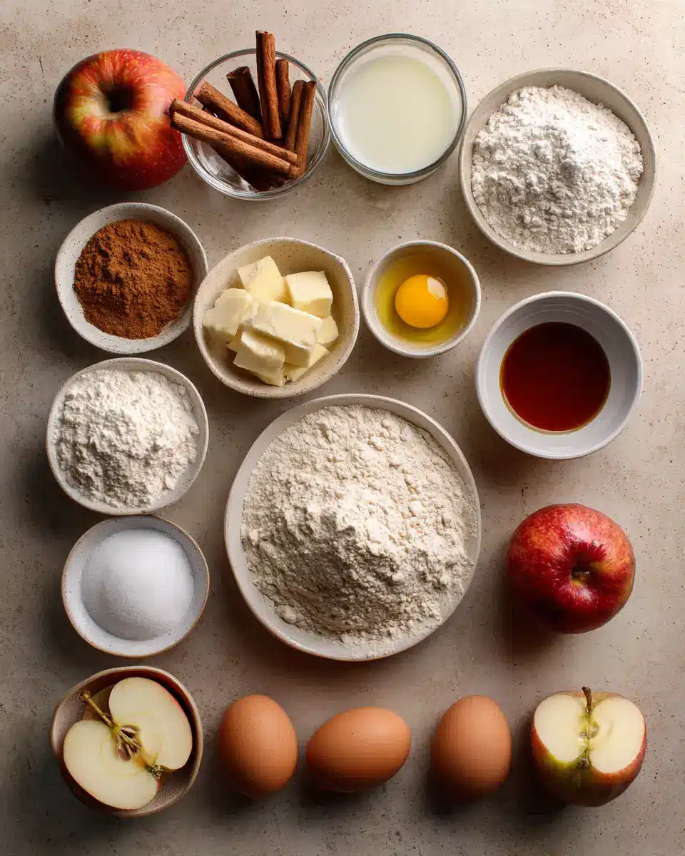 Ingredients for Irresistible Apple Cider Donut Cake Recipe You Have to Try