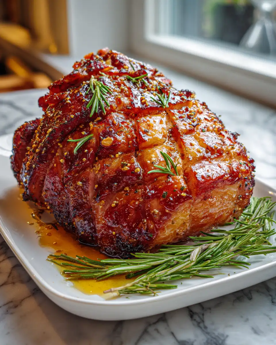 Final dish - Irresistible Apple Cider Glazed Ham Recipe for Every Occasion