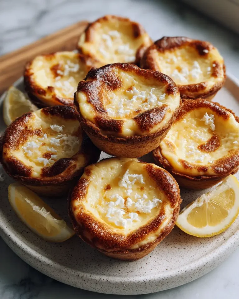 Delight Your Taste Buds with Baby Lemon Impossible Pies - Featured Image