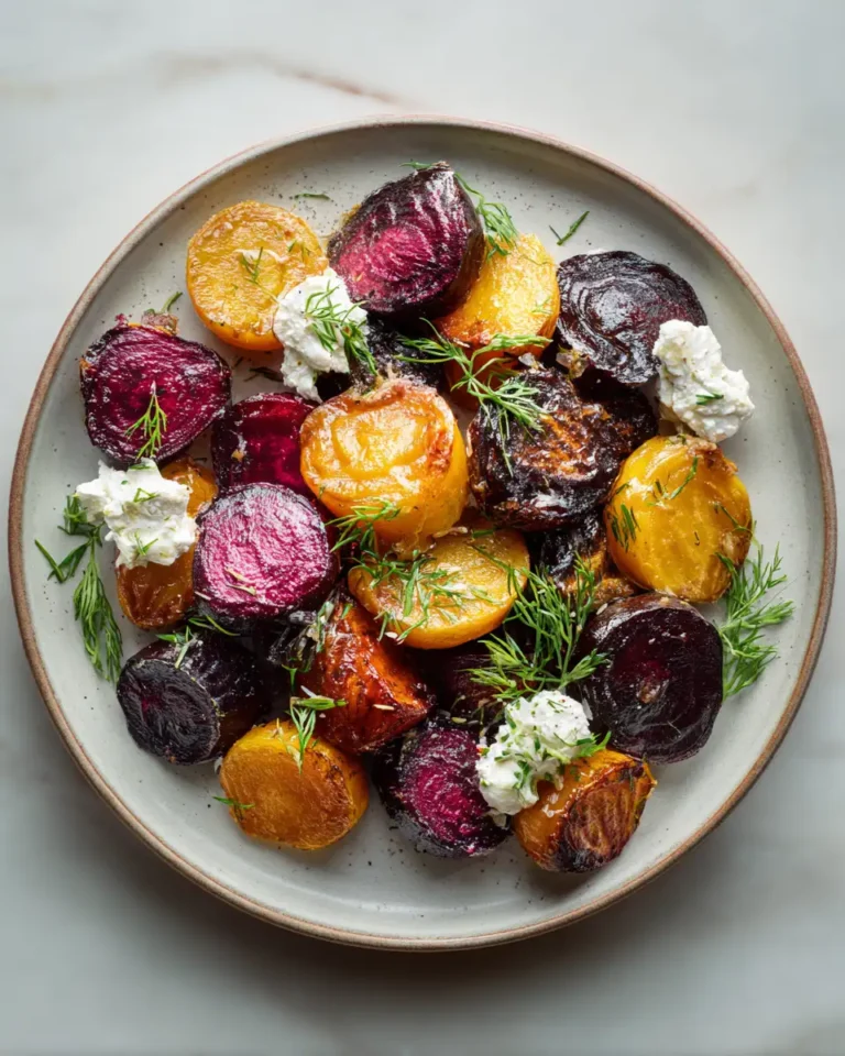 Sweet and Savory Delight Brown Sugar Roasted Beets Recipe - Featured Image