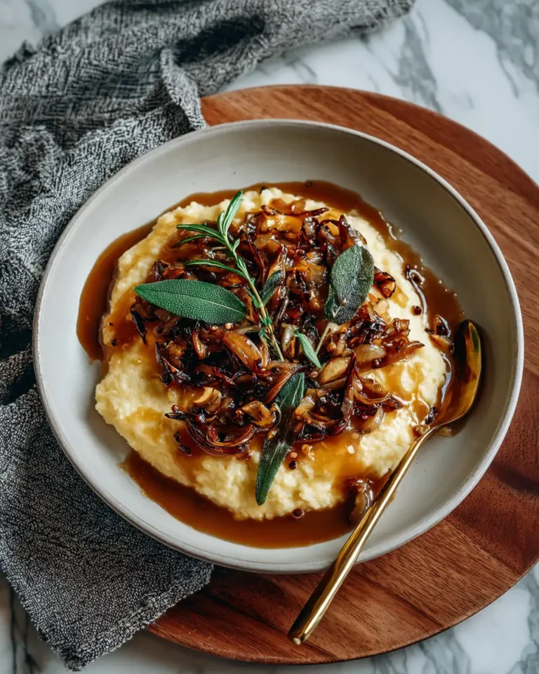 The Ultimate Guide to Making Irresistible Caramelized Onion Gravy - Featured Image