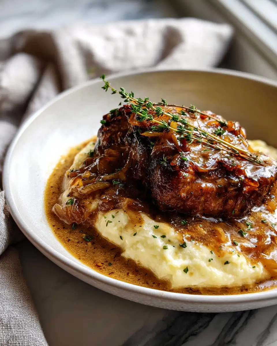 Final dish - The Ultimate Guide to Making Irresistible Caramelized Onion Gravy