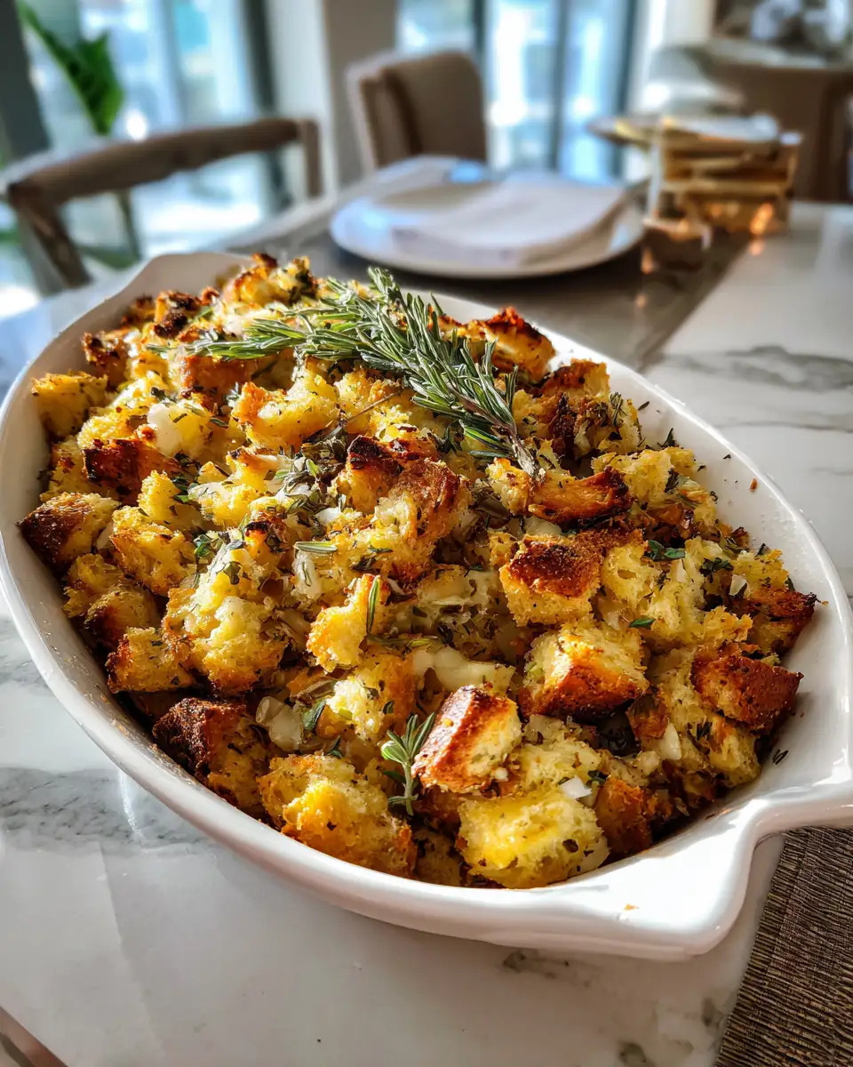 Irresistible Cheddar Biscuit Stuffing Recipe That Will Steal the Show - Featured Image