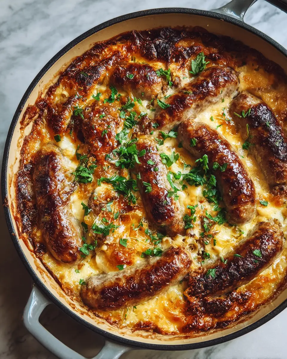 Irresistible Cheesy Baked Sausage Recipe You Need to Try 6 Final dish - Irresistible Cheesy Baked Sausage Recipe You Need to Try