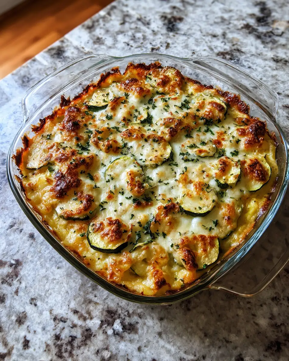 The Ultimate Cheesy Zucchini Casserole Recipe You Need to Try 6 Final dish - The Ultimate Cheesy Zucchini Casserole Recipe You Need to Try