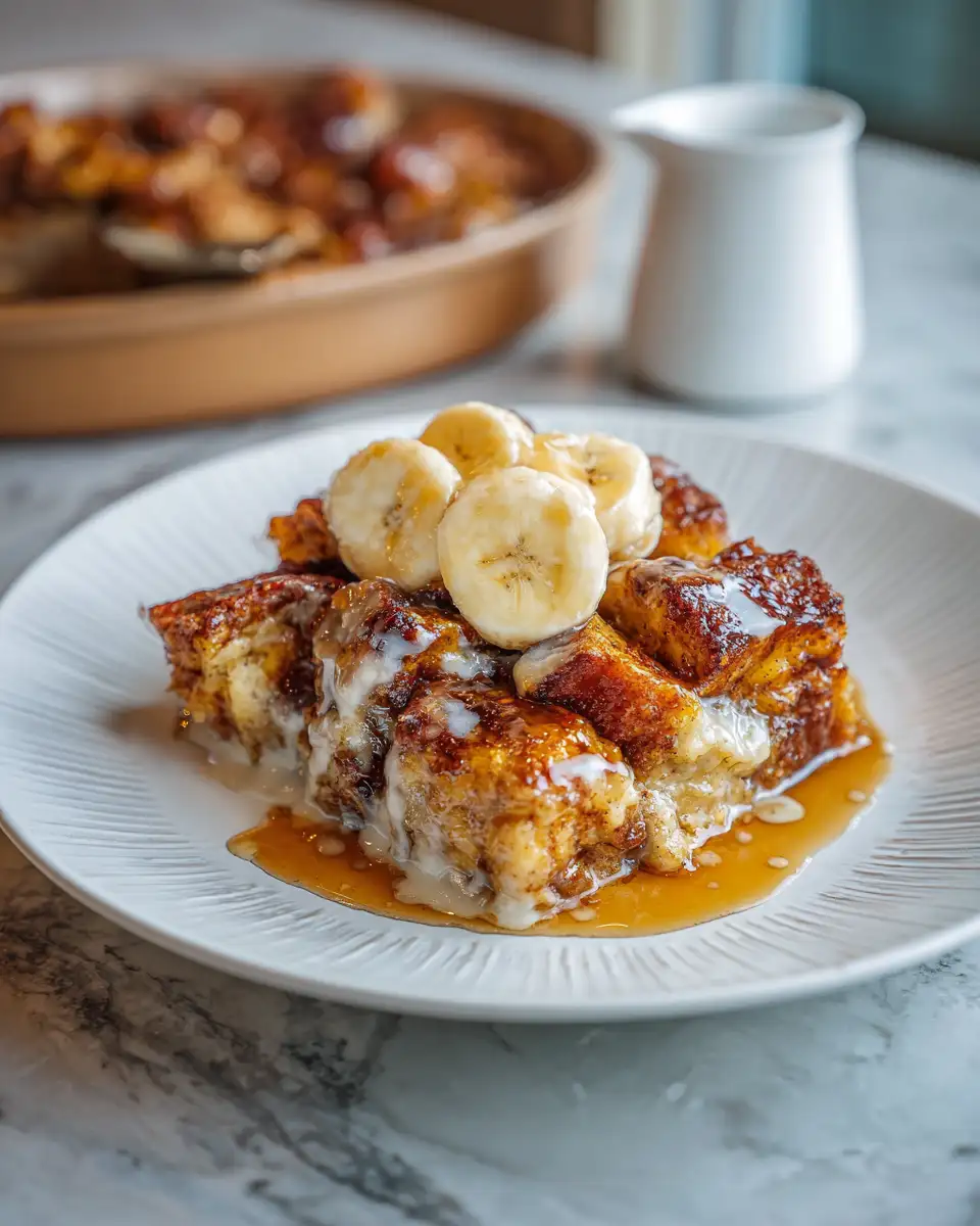 Final dish - Irresistible Cinnamon Roll Bread Pudding Recipe You Need to Try