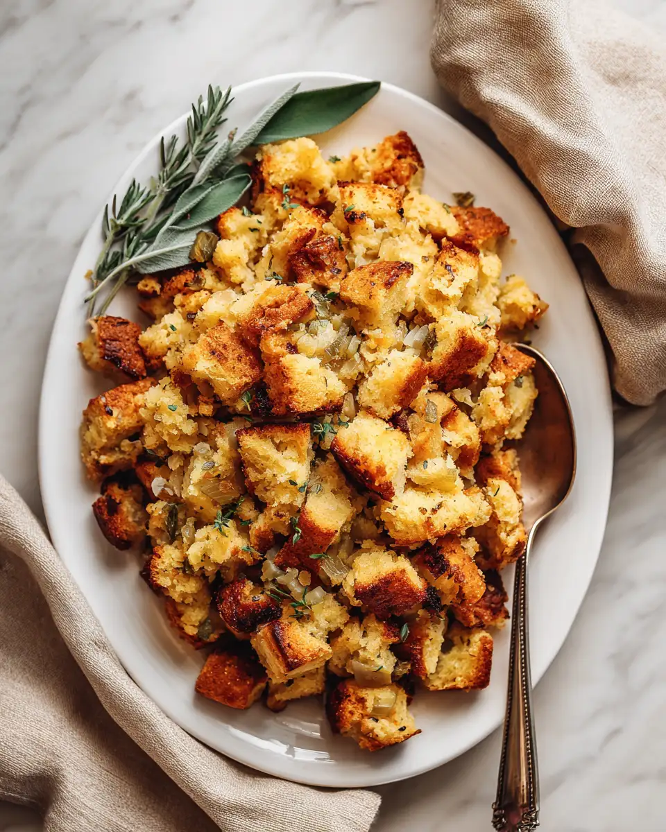 Irresistible Cornbread Maple Stuffing Recipe That Will Elevate Your Holiday Table - Featured Image