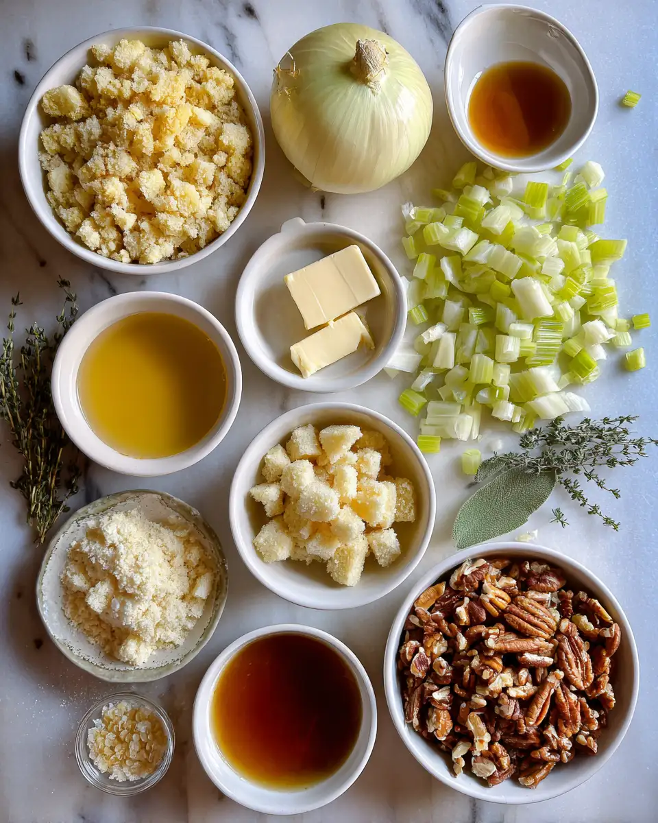Ingredients for Irresistible Cornbread Maple Stuffing Recipe That Will Elevate Your Holiday Table