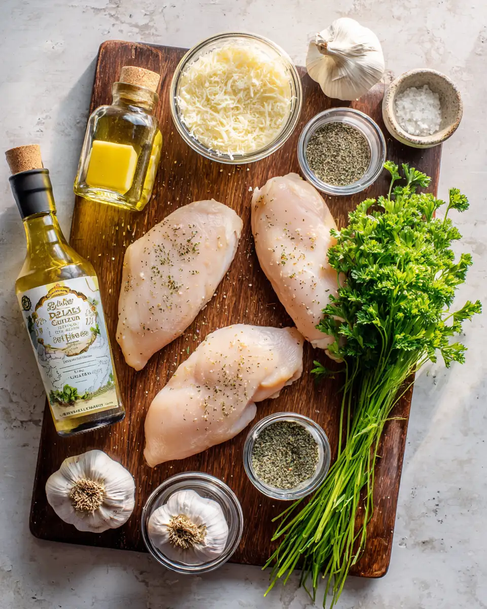 The Ultimate Creamy Garlic Parmesan Chicken Recipe You Need to Try 4 Ingredients for The Ultimate Creamy Garlic Parmesan Chicken Recipe You Need to Try