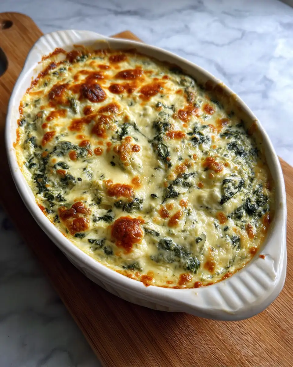 Irresistible Creamy Spinach Dip Bake Everyone Will Love - Featured Image