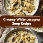 Dive Into Comfort with This Creamy White Lasagna Soup Recipe