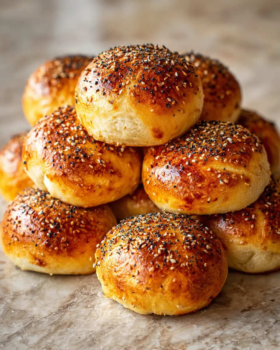 Final dish - Irresistible Everything Bagel Dinner Rolls That Will Elevate Your Meal