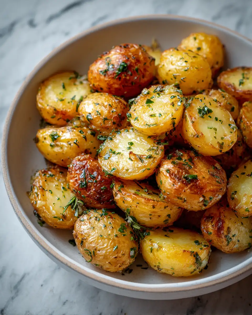 Irresistible Garlic Butter Roasted Potatoes You Need to Try Today - Featured Image