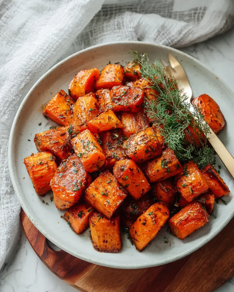 Sweet and Spiced Delight Honey Cinnamon Carrots Recipe - Featured Image