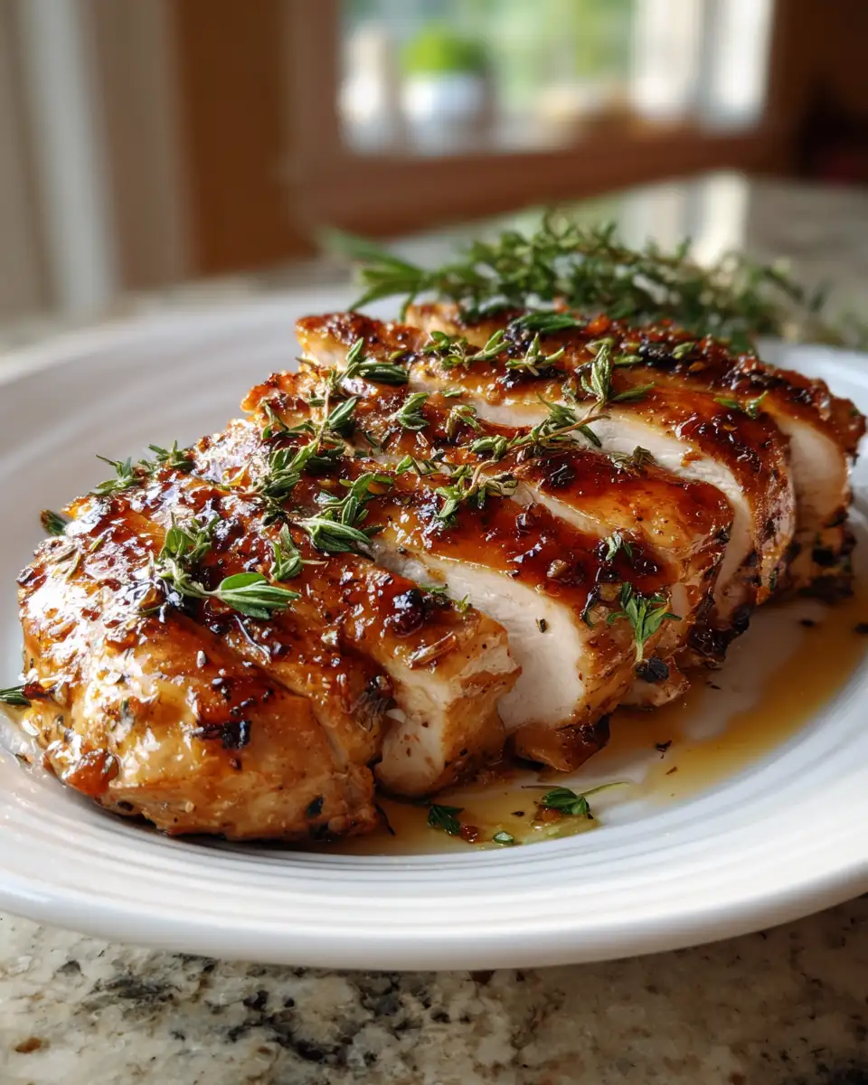 Sweet and Savory Honey Garlic Turkey Breast Recipe to Try Tonight 4 Final dish - Sweet and Savory Honey Garlic Turkey Breast Recipe to Try Tonight