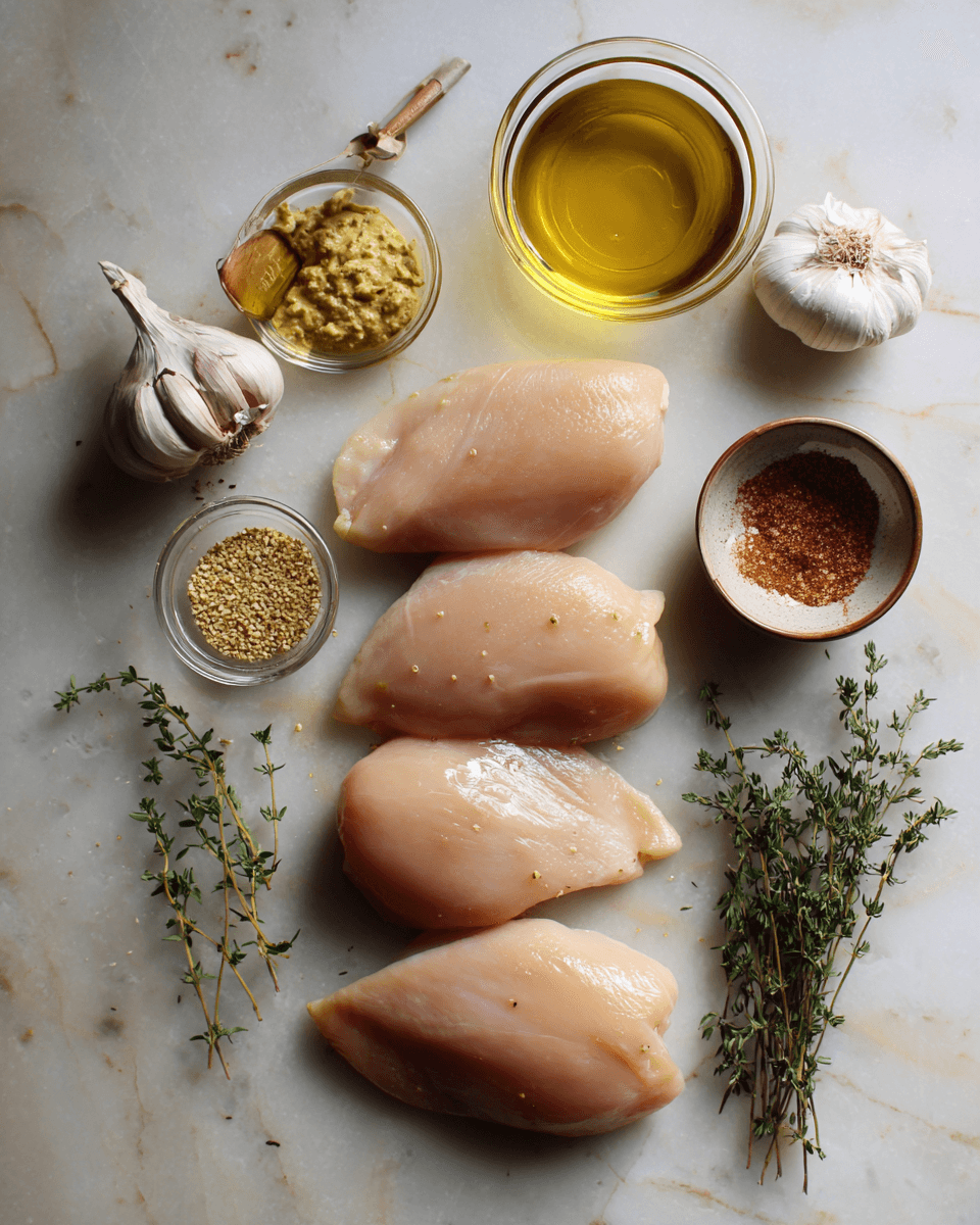 Ingredients for Irresistible Honey Mustard Chicken Recipe That Will Wow Your Taste Buds