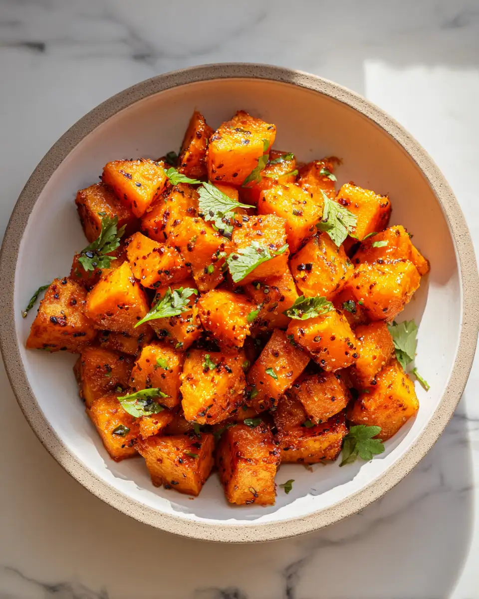 Final dish - Spice Up Your Snack Time with Hot Honey Sweet Potato Cubes