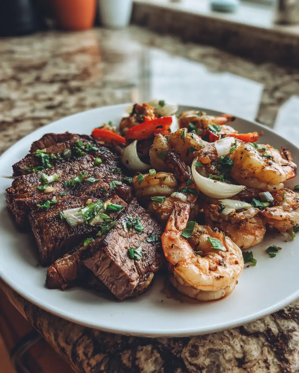 Savor the Bold Flavors of Jerk Steak and Shrimp Delight