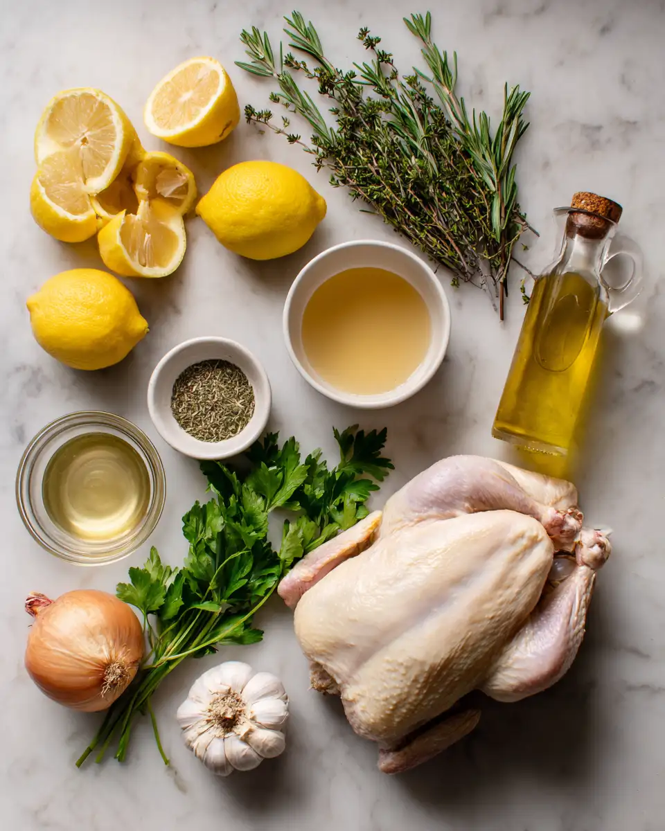 The Ultimate Lemon Garlic Roast Chicken Recipe You Need to Try 4 Ingredients for The Ultimate Lemon Garlic Roast Chicken Recipe You Need to Try