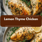 Brighten Your Dinner with Zesty Lemon Thyme Chicken