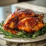 Final dish - Irresistible Maple Bourbon Turkey Recipe for Your Next Feast