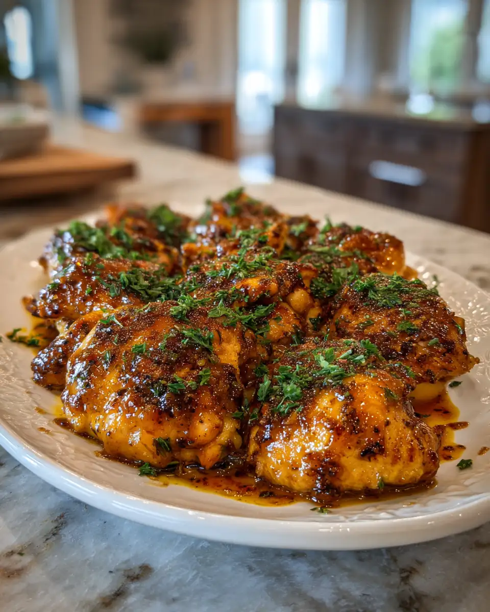 Final dish - Irresistible Maple Garlic Chicken Recipe That Will Steal Your Heart