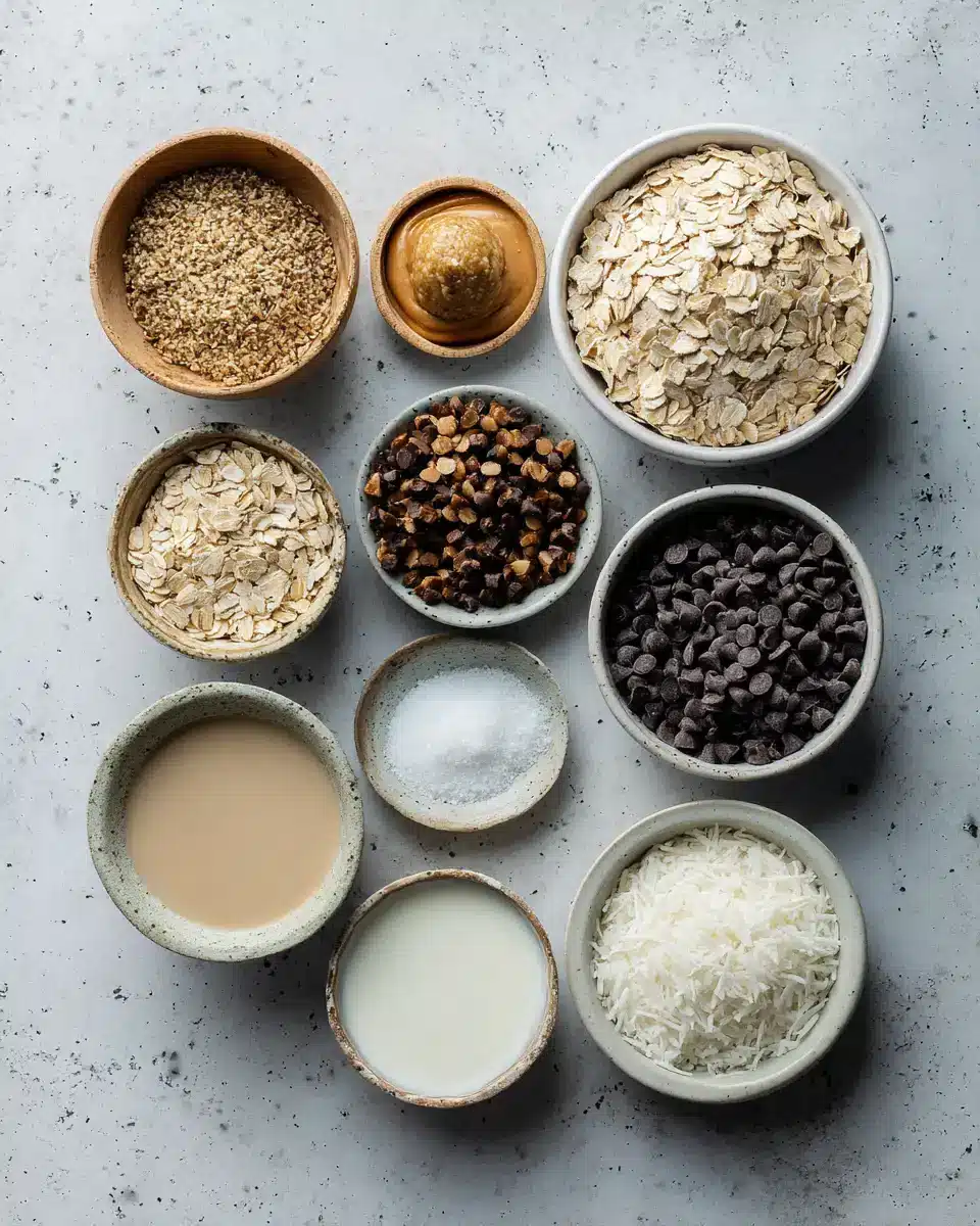 Energize Your Snack Time with Mint Chocolate Chip Protein Balls 4 Ingredients for Energize Your Snack Time with Mint Chocolate Chip Protein Balls