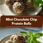 Energize Your Snack Time with Mint Chocolate Chip Protein Balls
