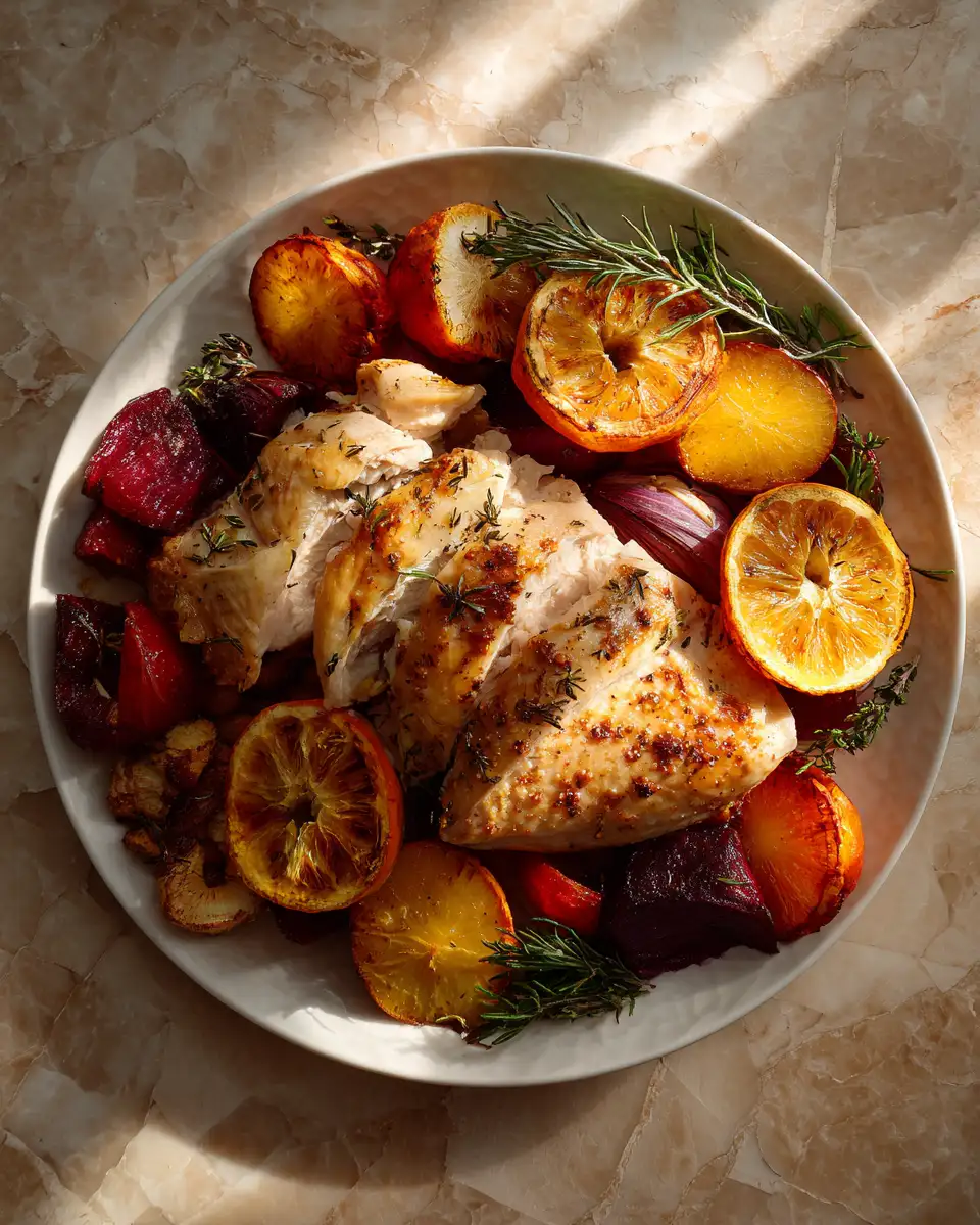 Oven-Roasted Citrus Chicken Delight That Will Brighten Your Dinner Table 6 Final dish - Oven-Roasted Citrus Chicken Delight That Will Brighten Your Dinner Table