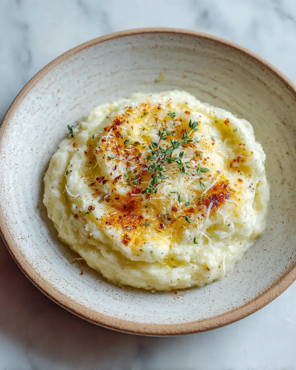 Final dish - Creamy Parmesan Mashed Cauliflower That Will Change Your Side Dish Game