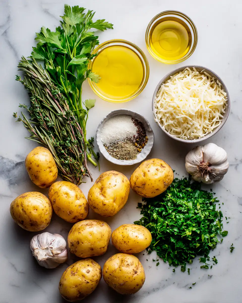 Ingredients for Crispy Parmesan Smashed Potatoes You Need to Try Tonight